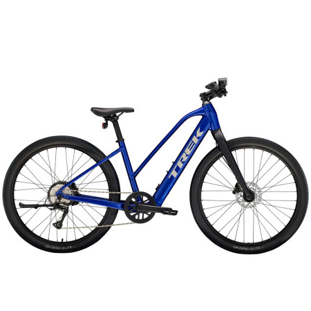 Bicicleta eléctrica TREK Dual Sport+ 2 Mid Step LT 2025 AZUL L