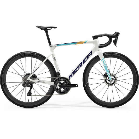 Vélo MERIDA Scultura TEAM 2026 BLANC TURQUOISE L