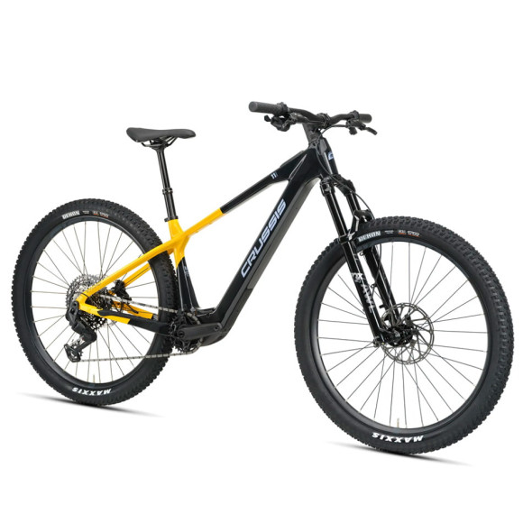 CRUSSIS e-Hard 11.11 600 Wh 2026 electric bike BLACK YELLOW S