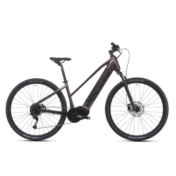 Bicicleta eléctrica CRUSSIS ONE-Cross Low 7.11 518 Wh 2026 GRIS S