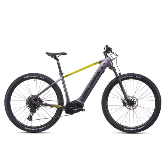 Bicicletta elettrica CRUSSIS e-Long 9.11 894 Wh 2026 GRIGIO GIALLO M
