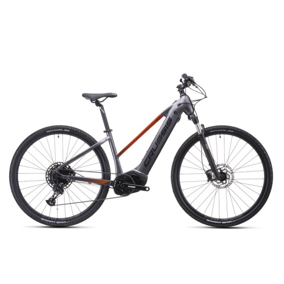 Bicicleta eléctrica CRUSSIS e-Cross Low 9.11 715 Wh 2026 GRIS S