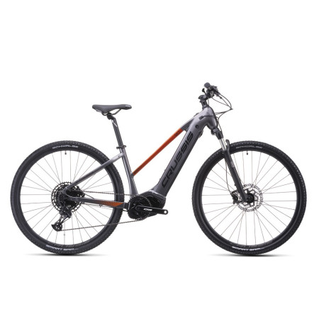 Bicicleta eléctrica CRUSSIS e-Cross Low 9.11 715 Wh 2026 GRIS S