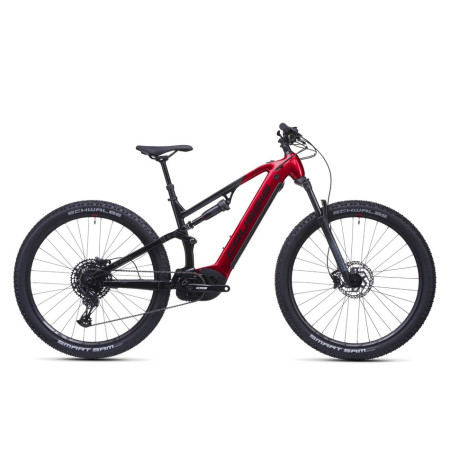 CRUSSIS e-Full 9.11 894 Wh 2026 bicicleta elétrica VERMELHO PRETO M