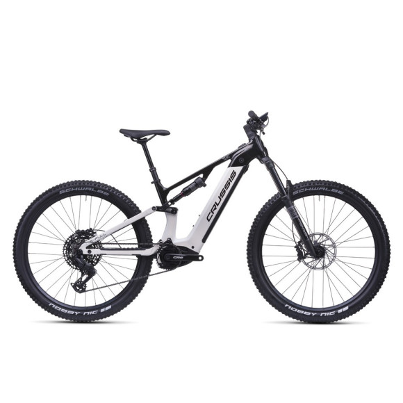 CRUSSIS e-Full 10.11 715 Wh 2026 electric bike BLACK WHITE S