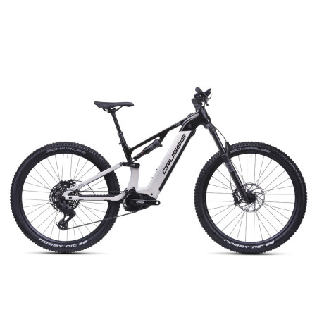 Bicicleta elétrica CRUSSIS e-Full 10.11 715 Wh 2026 PRETO BRANCO S