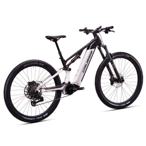Bicicleta eléctrica CRUSSIS e-Full 10.11 715 Wh 2026 BLANCO NEGRO S