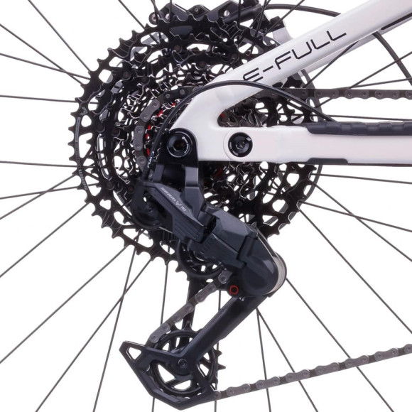 Bicicleta eléctrica CRUSSIS e-Full 10.11 715 Wh 2026 BLANCO NEGRO S