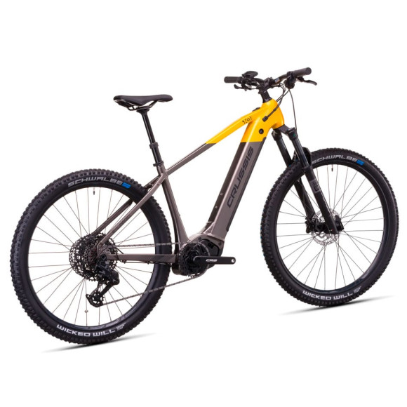 Bicicleta eléctrica CRUSSIS e-Largo 10.11 894 Wh 2026 GRIS AMARILLO M