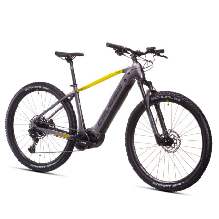 Bicicleta elétrica CRUSSIS e-Long 9.11 715 Wh 2026 AMARELO CINZENTO M