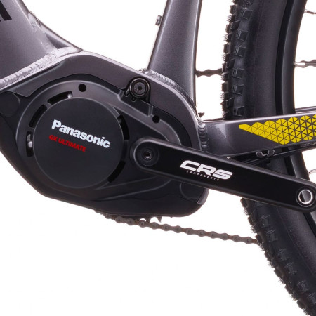 Bicicleta elétrica CRUSSIS e-Long 9.11 715 Wh 2026 AMARELO CINZENTO M