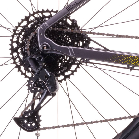 Bicicletta elettrica CRUSSIS e-Long 9.11 715 Wh 2026 GRIGIO GIALLO M