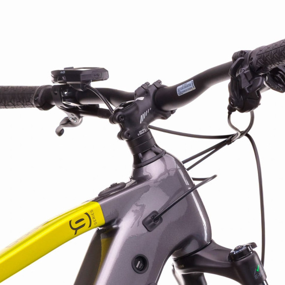 Bicicletta elettrica CRUSSIS e-Long 9.11 715 Wh 2026 GRIGIO GIALLO M