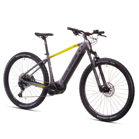 Vélo électrique CRUSSIS e-Long 9.11 894 Wh 2026 GRIS JAUNE M