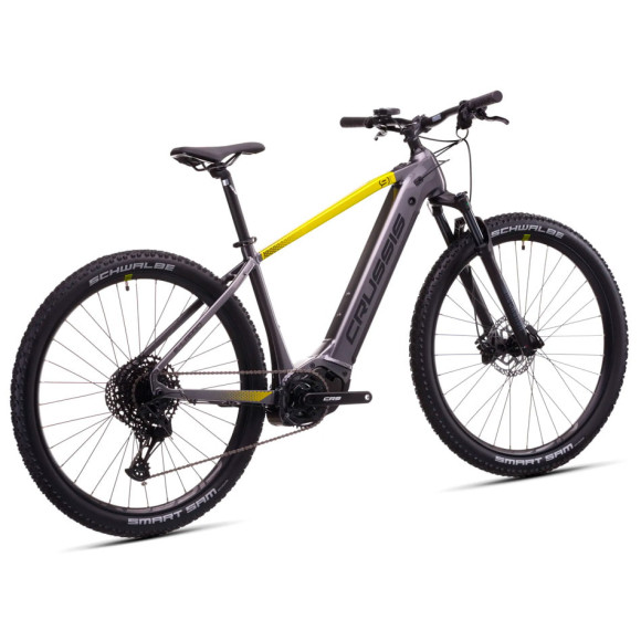 Bicicleta eléctrica CRUSSIS e-Largo 9.11 894 Wh 2026 GRIS AMARILLO M