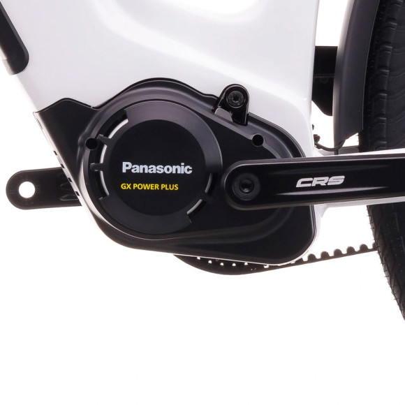 Bicicleta eléctrica CRUSSIS e-Country BELT 7.11 715 Wh 2026 BLANCO S