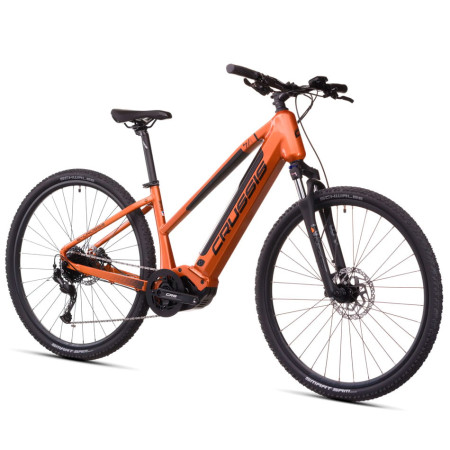 Bicicleta elétrica CRUSSIS e-Cross Low 7.11 691 Wh 2026 LARANJA S