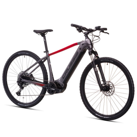 Vélo électrique CRUSSIS e-Cross 9.11 715 Wh 2026 GRIS ROUGE M