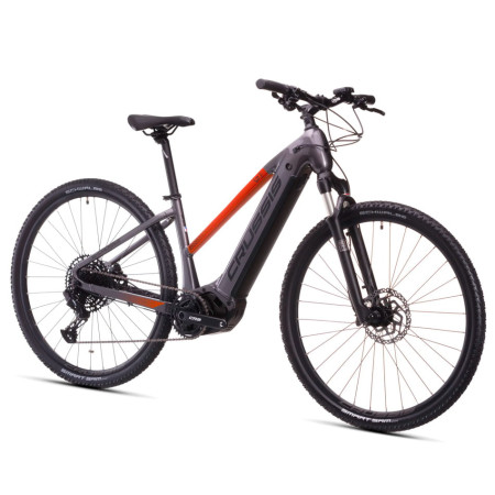 CRUSSIS e-Cross Low 9.11 715 Wh 2026 electric bike GREY S