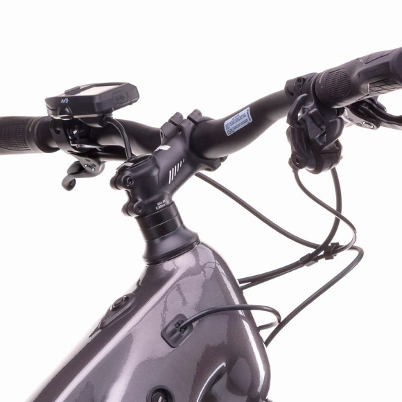 Bicicleta eléctrica CRUSSIS e-Cross Low 9.11 715 Wh 2026 GRIS S