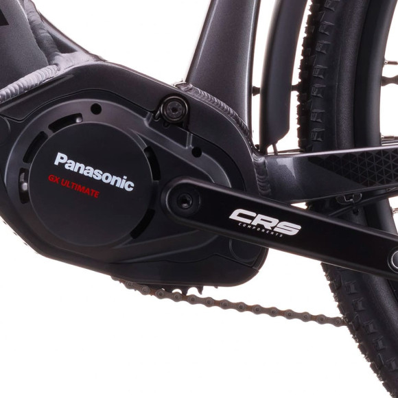 Bicicleta elétrica CRUSSIS e-Savela 9.11 715 Wh 2026 CINZA VERMELHO S