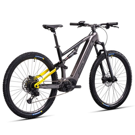 Bicicleta eléctrica CRUSSIS e-Full 9.10 900 Wh 2025 GRIS AMARILLO M