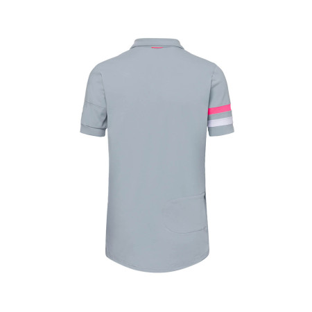 Polo TRANSPARENT fluor grey S