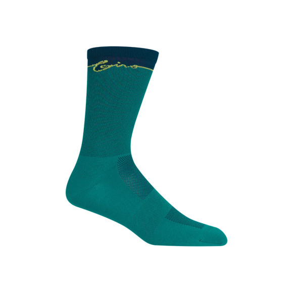 GIRO Comp Racer High Rise socks turquoise M