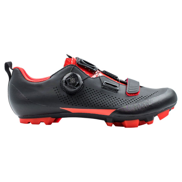Chaussures FIZIK Terra X5 noir rouge 43