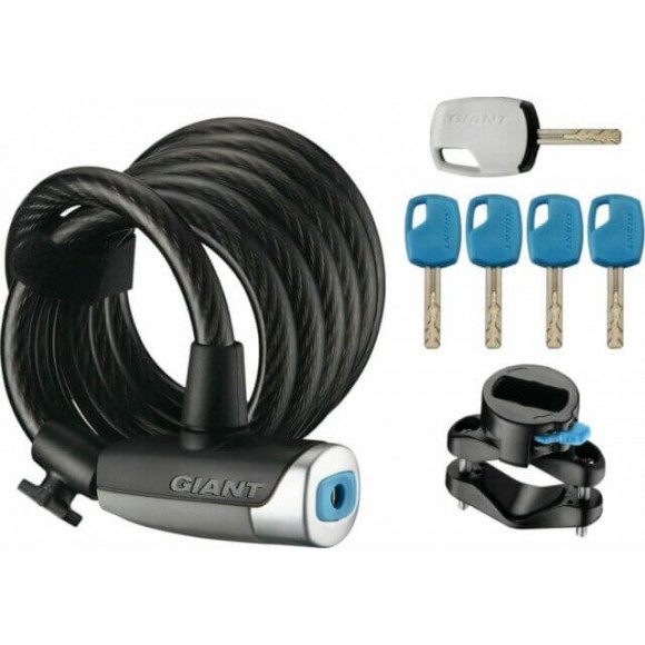 GIANT Sure Flex Key Coil 15 Padlock 