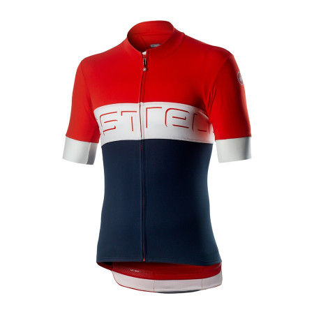 CASTELLI Prologo VI Fiery Red Blue Jersey XS