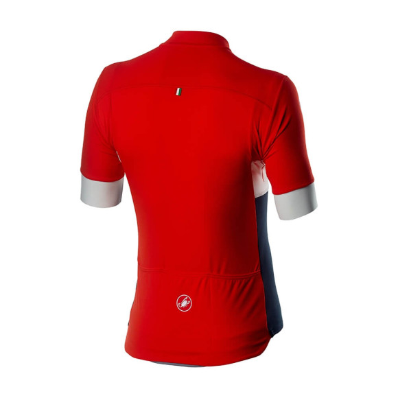 CASTELLI Prologo VI Fiery Red Blue Jersey XS