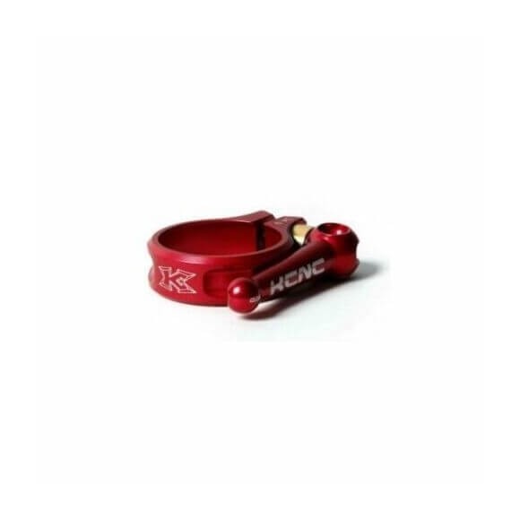 Seat clamp - KCNC 31.8 mm red seat clamp 