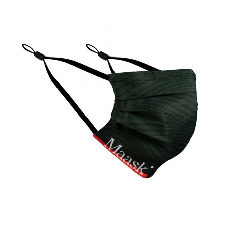 Máscara MAASK higiênica reutilizável de madeira de pinho Shi 