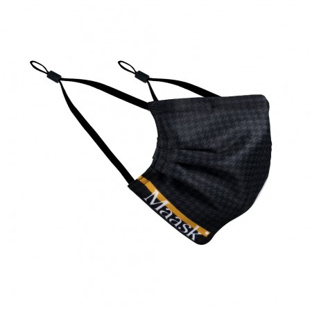 Máscara Houndstooth com escudo higiênico reutilizável MAASK 