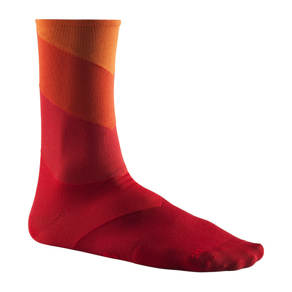 MAVIC Graphic Stripes rojo socks M