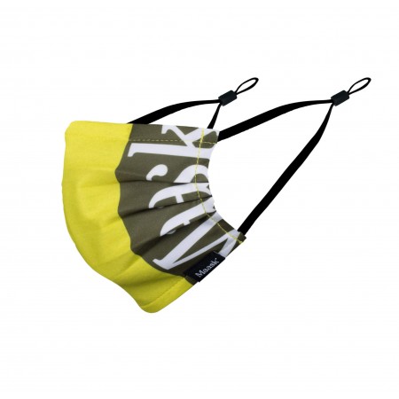 Masque MAASK réutilisable hygiénique Shield Lime enfant 