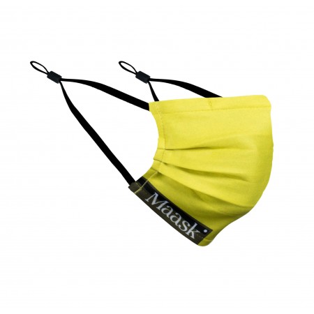 Masque MAASK réutilisable hygiénique Shield Lime enfant 